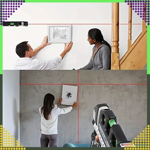 Viditelná laserová linka pro rychlé zarovnání