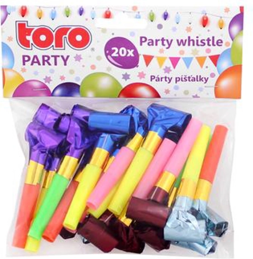 Party píšťalky frkačky 20 ks
