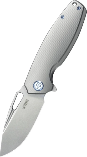 Kubey Tityus kapesní zavírací nůž 8,6 cm titan šedý