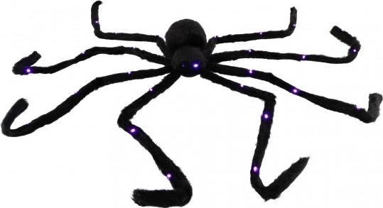 Velký plyšový pavouk se světlem 125 cm