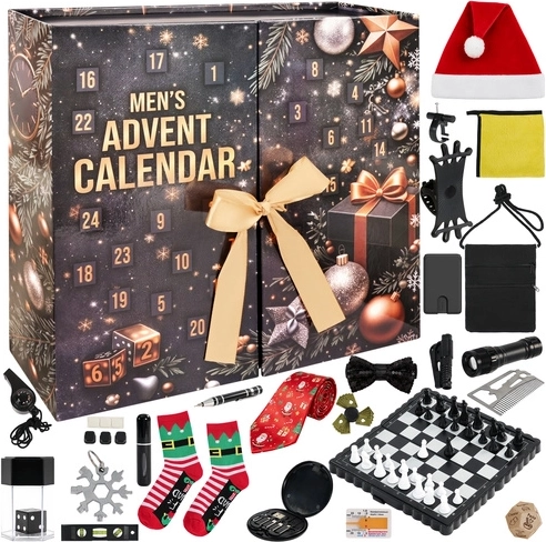 Adventní kalendář pro muže s 24 dárky