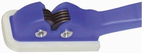 Ostřič nožů s držadlem a protiskluzovou podložkou, mix barev