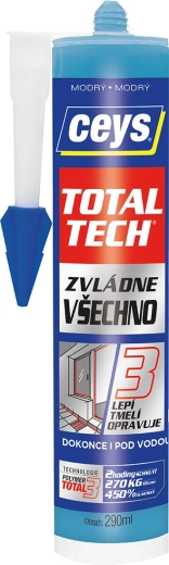 Univerzální lepidlo a tmel 290 ml CEYS Total Tech Modré
