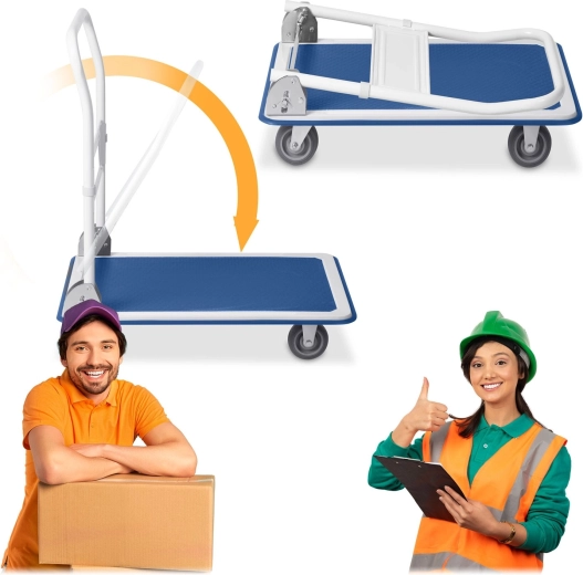 Skládací madlo a otočná kola 360°