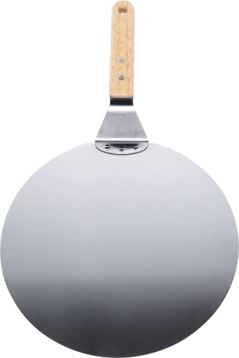 Pevná nerezová čepel pro hladké vsunutí pod pizzu