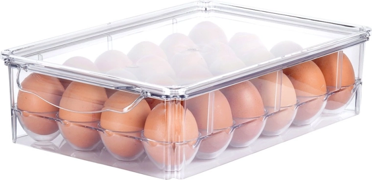 Kapacita 24 vajec v bezpečných přihrádkách