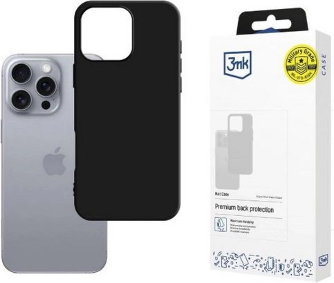 Matt case iPhone 16 Pro Max 6,9 černý