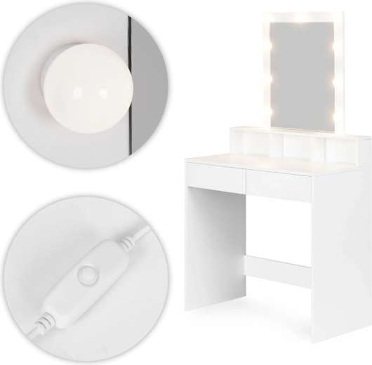 Jasné LED osvětlení pro precizní make‑up