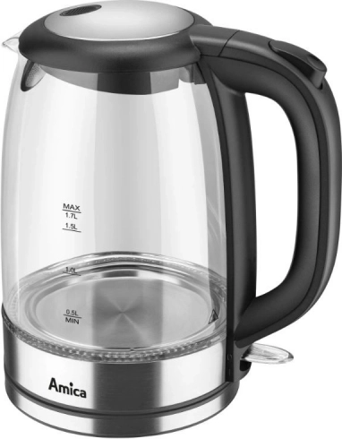 Skleněná rychlovarná konvice 1,7 l AMICA KD2050G