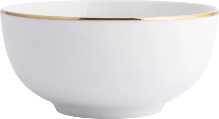 Bella zlatá linie porcelánová miska 14 cm 630 ml krémová