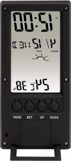 Komplexní informace: teplota, vlhkost, datum a čas