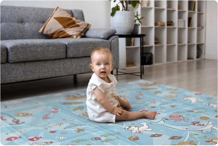 Bezpečné a pohodlné hraní díky XPE pěně 1 cm