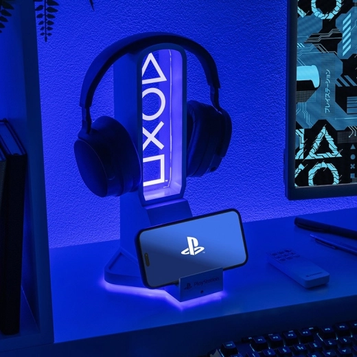 LED podsvícení s ikonickými symboly