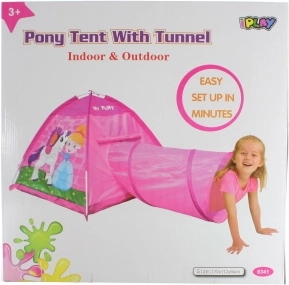 Stan s tunelem s motivem poníka a princezny