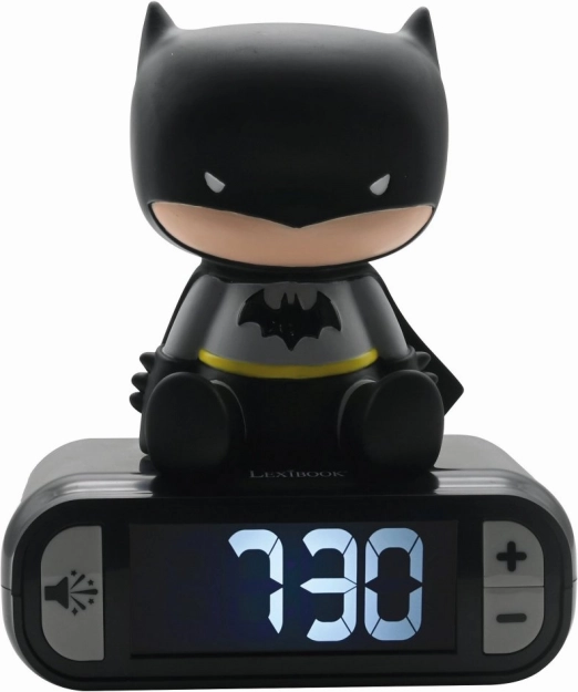 Budík s 3D nočním světlem Batman