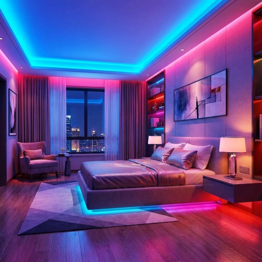 RGB LED pásek 3 m s dálkovým ovládáním, IP65