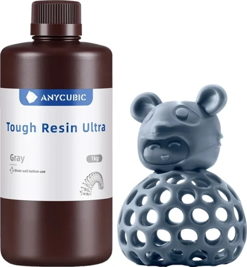 Anycubic Tough Resin Ultra šedá - 1 kg