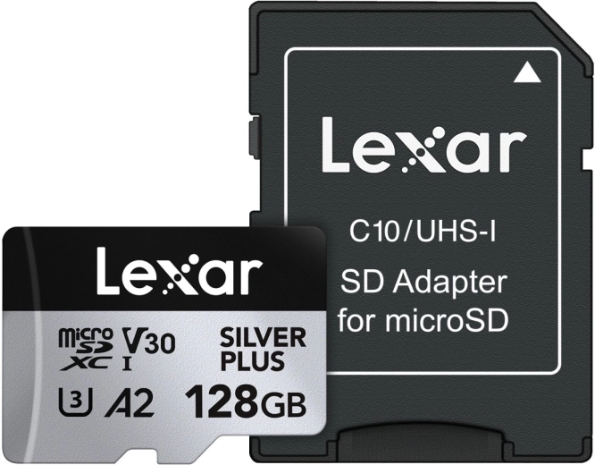Paměťová karta microSD 128 GB Silver Plus