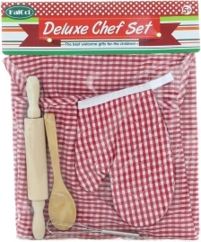 Dětský kuchyňský set se zástěrou