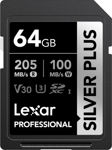 Paměťová karta Lexar Professional Silver Plus SDXC 64 GB