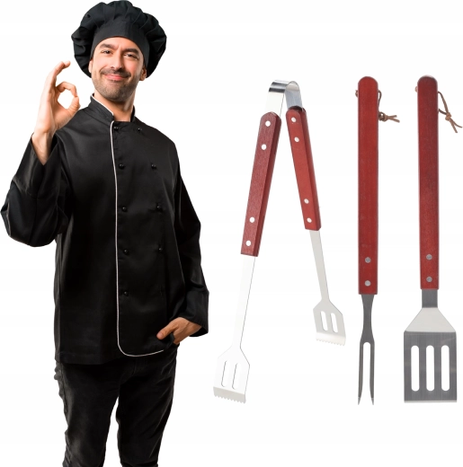 Bezpečný úchop díky dřevěným rukojetím