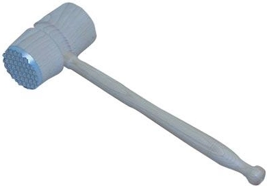 Palička na maso jednostranná 27 cm dřevo a kov