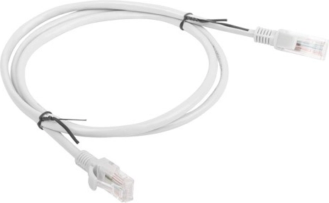 Síťový patch kabel Cat5e UTP 1 m šedý