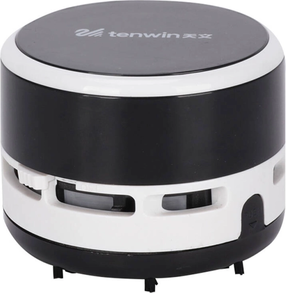 Mini stolní vysavač TENWIN na baterie (černý)