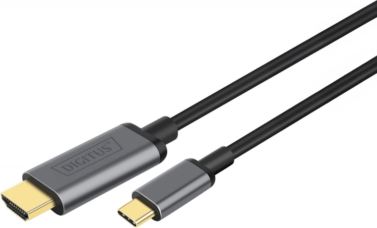 Adaptér kabel HDMI 4K 30Hz na USB Typ C 3.1 černý 1.8m