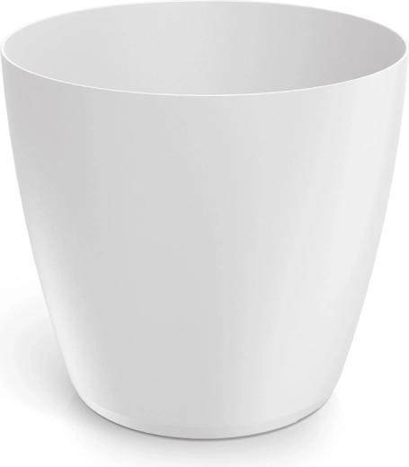 Květináč Mate 17,8 cm bílý plastový