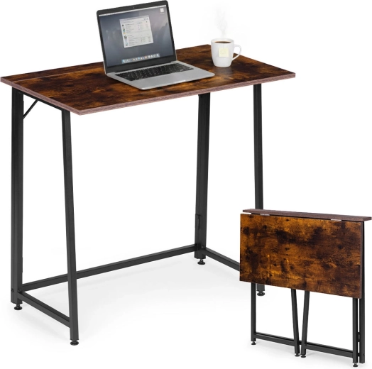 Skládací psací stůl 80 × 45 cm v loft stylu MODERNHOME