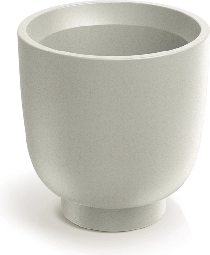 Květináč Vemo Round Midl 40 cm pískový