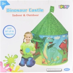 Dětský stan hrad s dinosaury