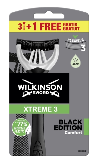 Wilkinson Xtreme 3 Black Edition holicí strojek 3+1 ks