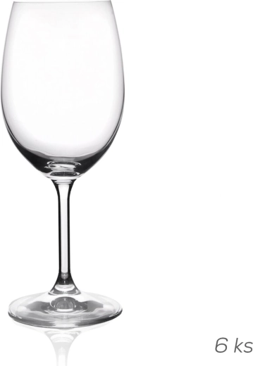 Sklenice na víno Lara 350 ml, 6 ks