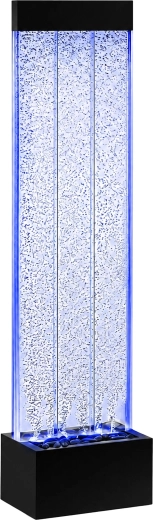 Volně stojící bublinková vodní stěna LED RGB 150 × 39 × 26 cm
