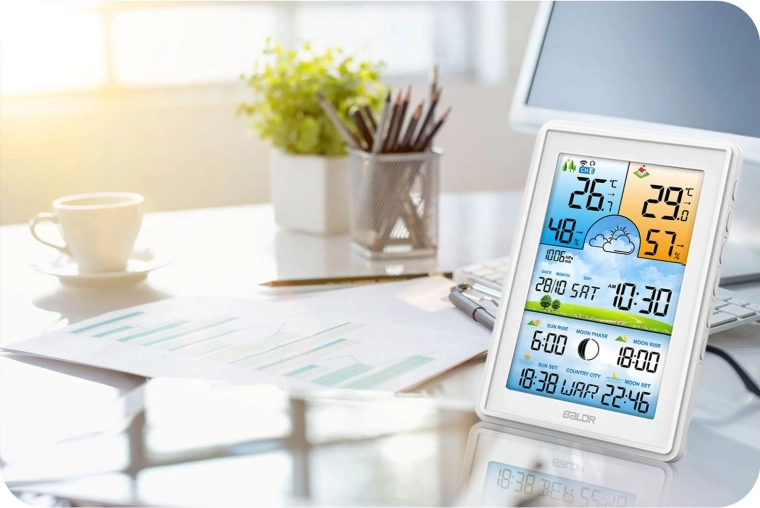 Přesný čas díky DCF77 a chytré funkce