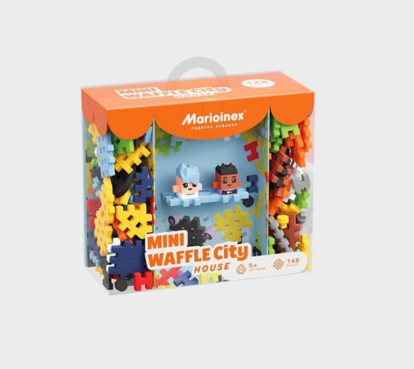 Klocki waffle mini – domek 148 dílků