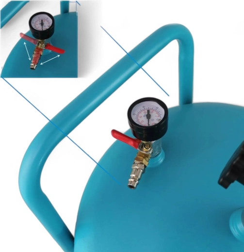 Rychlé a čisté vypouštění díky stlačenému vzduchu