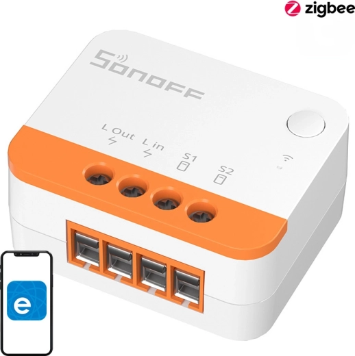 Sonoff ZBMINIL2 chytrý mini spínač Zigbee 3.0 bez nuláku