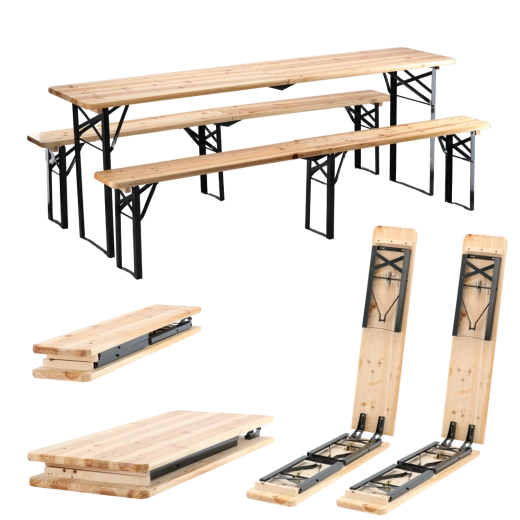 Skládací design pro snadné skladování a transport