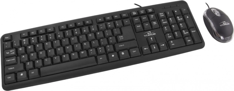 Titanum Salem TK106 drátová klávesnice a myš USB