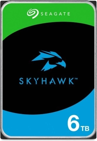 seagate skyhawk 6 tb 3,5" sata hdd pro dohled, 256 mb cache