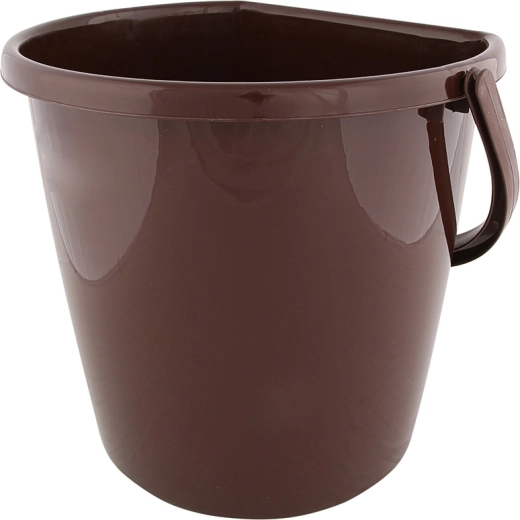 Přístěnné vědro 11 l hnědé
