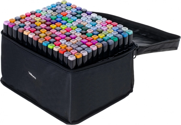 Dvoustupňové alkoholové markery v pouzdře s podstavcem – 168