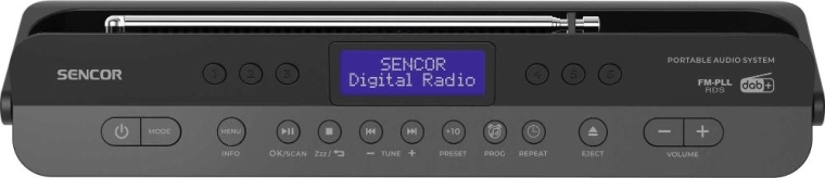 Digitální rádio DAB+ a FM vysílání
