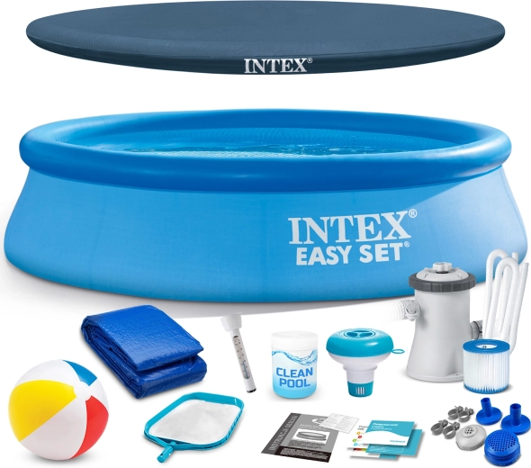 Nadzemní samonosný bazén Intex Easy Set 244 × 61 cm s příslušenstvím