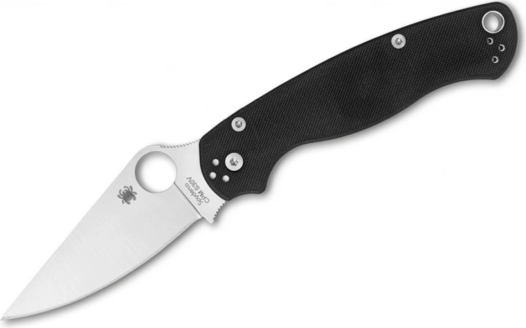 Kapesní nůž Spyderco Para Military 2, černý G10, saténová čepel 8,7 cm