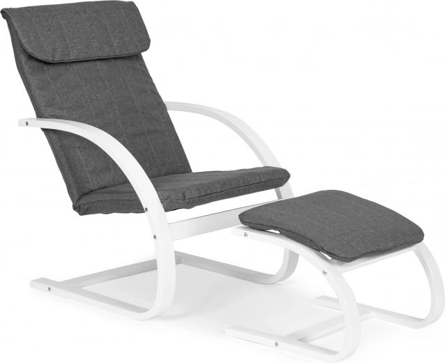 Houpací křeslo s podnožkou ModernHome