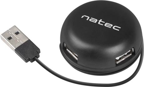 USB hub Natec Bumblebee 4 porty černý